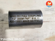 Instalación de tuberías de alta presión forjada de acoplamiento completa de acero del codo del duplex de ASTM A182 F51