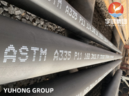 Alee los tubos inconsútiles de acero, ASTM A335 P11, P22, P5, P9, pintura del negro de ASTM A335 P91, biselada