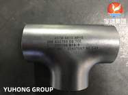 Fittings de tuberías de acero dúplex ASTM A815 WP-S S32750 que reducen el gas de aceite de té