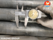 Tubo de acero al carbono ASTM A179 con aletas de aluminio 1060, tubo de aletas extruido para intercambiadores de calor