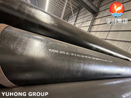 ASTM A106 / A53 / API 5L GR. Superficie de revestimiento negro de tubería sin soldadura de acero al carbono B