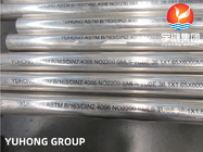ASTM B163 UNS N02200 Tubo sin costuras de acero de aleación de níquel para intercambiadores de calor