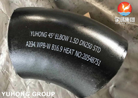 El acero de carbono forjó las colocaciones de acero ASTM A234 WPB-S LR curva de 45/90 grados