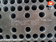 EN10025-2 S235JR Placa de deflector de acero al carbono para intercambiadores de calor de concha y tubo