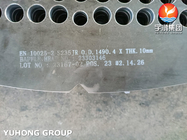 EN 10025-2 S235JR Placa de soporte de deflector de acero al carbono para intercambiadores de calor