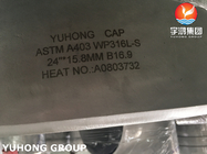 Capa de acero inoxidable de gran grosor ASTM A403 WP304L