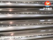Los tubos de condensador soldados de acero inoxidable austenítico ASTM A249 TP321