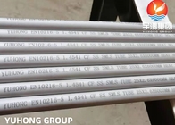 EN10216-5 1,4541 1,4301 1,4307 1,4401 1,4404 tubo inconsútil de acero inoxidable, conservado en vinagre y sólido y recocido.