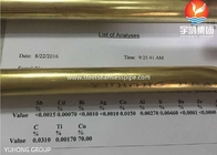 Tubo de cobre 90/10 ASTM C70600 C7060 x C70620 C71500 C71640 Cuni70/30 CuNi90-10 del níquel