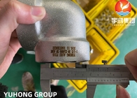 ASTM A182 F316 forjó las colocaciones de la tubería de acero hierro maleable B16.11 de la CLASE 6000 del codo 1 el 1/2” roscado