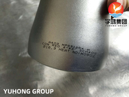 La colocación de acero inoxidable de la soldadura de extremo de ASTM A 403 WPS31254-W reduce el codo ASME B16.9 del casquillo de la camiseta