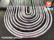Tubo de intercambiador de calor de acero inoxidable sin costura en U con flexión ASTM A213 TP304L