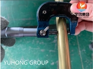 Tubo inconsútil del tubo de la ronda del cobre de ASTM B111 C68700 para el cambiador de calor Condencer