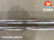 Tubo inconsútil de la aleación de níquel de cobre de ASTM B466 C70600/ASME SB466 para el cambiador de calor Marine Use.