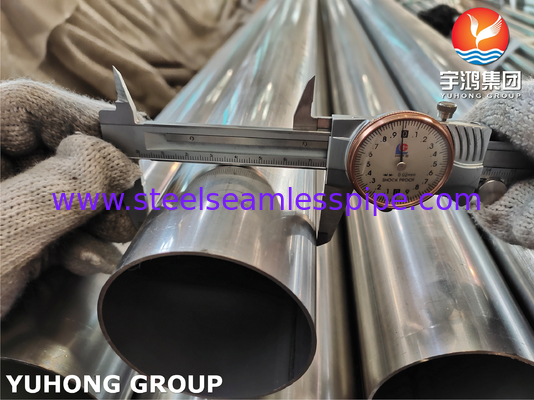 ASTM A249 TP304, 1.4301 Tubo soldado de acero inoxidable recocido brillante para intercambiador de calor