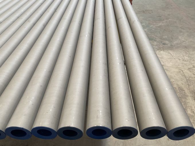 Extremo llano 3" tubo sin soldadura ASTM/ASME A312/SA312 TP317 TP317L del acero inoxidable de SCH40S
