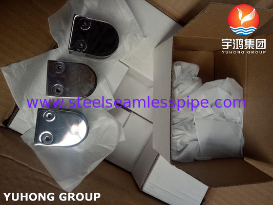 Accesorios Herrajes Pasamanos Barandas de acero Superficie inoxidable Espejo 600Grits Abrazadera Soporte Caja Madera