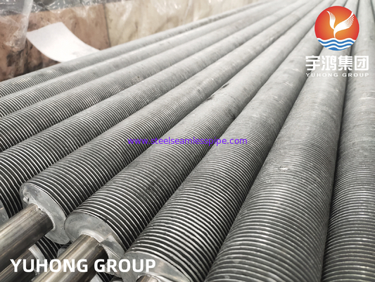 ASME SA249 TP304 Tubo de aleta extrudido de acero inoxidable para intercambiador de calor de enfriador de aire