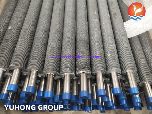 ASME SA249 TP304 Tubo de aleta extrudido de acero inoxidable para intercambiador de calor de enfriador de aire