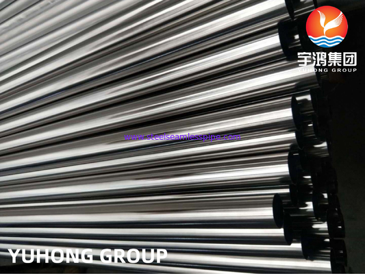 ASTM A270 TP304 Tubo soldado de acero inoxidable, tratamiento recocido brillante utilizado en aplicaciones sanitarias