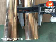 Tubo de acero inconsútil de la aleación de cobre de ASTM B466 C70600 CU/NI 90/10 para Condencer