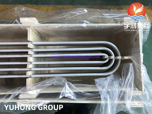ASME SA213 TP304/304L Tubo sin costura en U de acero inoxidable para intercambiadores de calor