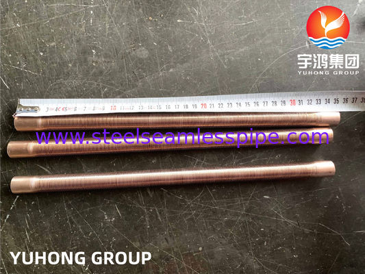 Tubo de aleación de cobre - tipo de aleta baja, B111 C70600 O61 cu70/ni30