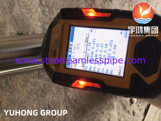 ASTM B729 ALEACIÓN 20 / UNS NO8020 HASTELLOY TUBO INCONSÚTIL 100% UT