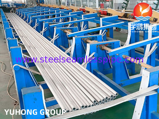 Tubo de intercambiador de calor sin costura de acero inoxidable, resistente a la corrosión, tirado en frío ASTM A213 TP304L