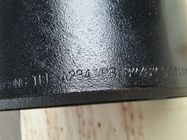 ASTM A234 WPB LR pieza acodada 1&quot; de 45 grados SCH40 BW B16.9, pintura negra