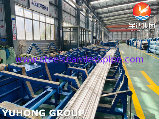 Tubo sin costuras de acero inoxidable ASTM A213 TP316L con alta resistencia a la corrosión para intercambiador de calor ET HT