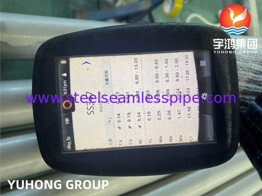 Tubo sin costura de acero inoxidable ASTM A213 TP347H para aplicaciones de intercambiadores de calor y calderas con resistencia a la corrosión y estabilidad a alta temperatura