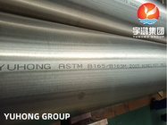 ASTM B165 UNS N04400 MONEL 400 Tubo sin costuras de aleación de cobre y níquel para el procesamiento de gas