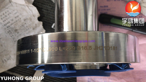 Reborde largo del cuello de la soldadura de Astm B564 N08811 CL900 del acero de Incoloy