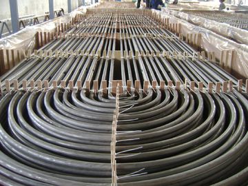 Tubo de la curva en U del acero inoxidable del tubo del cambiador de calor de ASME SB677/de ASTM B677 UNSNO8904 (904L)