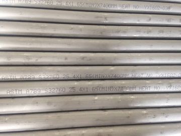 TUBO INCONSÚTIL A DOS CARAS ESTUPENDO DEL ACERO INOXIDABLE DE ASTM A789 S32760