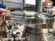 Brida ciega de acero inoxidable ASTM A182 F316L B16.5 / AS2129 TABLA D