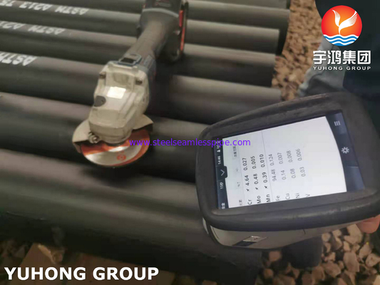 El tubo sin costuras de acero aleado para intercambiadores de calor ASTM A213 T5 K41545