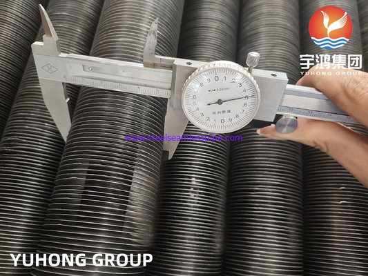 Material de base del tubo de aleta incrustado tubo sin costuras de acero carbono A192 A179 A210 Calderas de aire frío intercambiador de calor aplicación