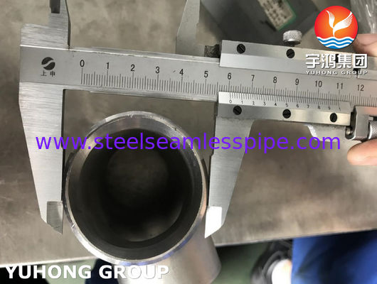 Tubería de acero a dos caras que cabe el gas de aceite igual del cambiador de calor de la camiseta ASTM A815 S31803 B16.9