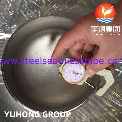 A403 WP316L-S SS Cap, ASME B16.9 Accesorios de soldadura con trasero, para sistemas industriales de tuberías a presión