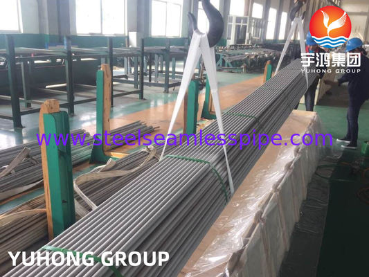 Tubo sin costura de acero inoxidable Material TP304 TP316 TP321 Resistencia a la corrosión Intercambiador de calor Condensador Enfriador de aire