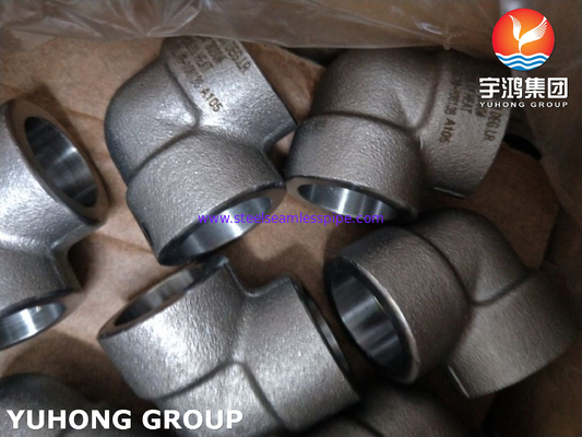 CODO forjado de acero inoxidable de la camiseta del interruptor de las colocaciones 3000# 6000# ASME B16.11 NPT