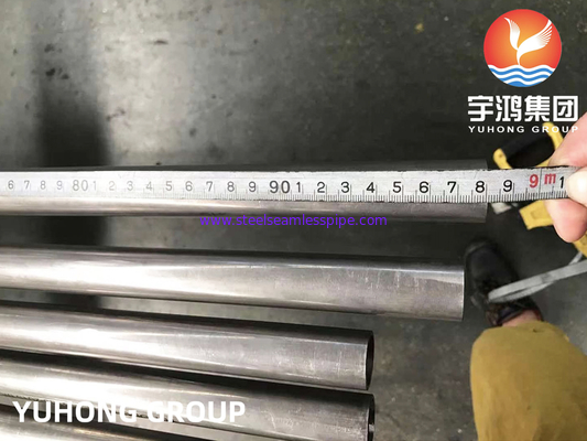 Tubo sin costura de aleación de níquel, ASTM B163 MONEL 400 (UNS N04400) para aplicaciones de alta precisión