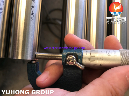 Tubo sin costura de acero inoxidable recocido brillante A269 TP316 TP316L / TP316Ti Para la industria alimentaria