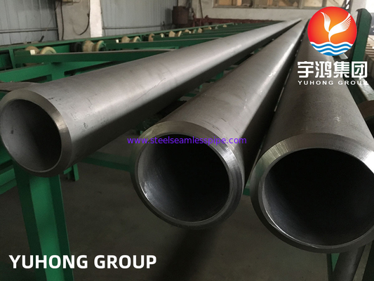 Tubo sin costura de acero inoxidable ASTM A213 ((EN 10216-5, DIN 17458, GOST 9941-81, GOST 9940-81) TP347,TP347H,Anillado brillante,Aplicación para intercambiadores de calor