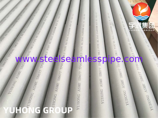Tubería sin costura de acero inoxidable ASTM B677 TP904L UNS N08904