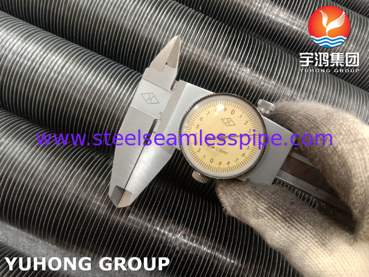 ASME SB163 UNS N04400 Tubo de aleta de tipo G de aleación de níquel incrustado con aletas de aluminio