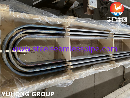 Tubo de doble acero SMLS U Bend ASME SA789 UNS S32205 para intercambiador de calor