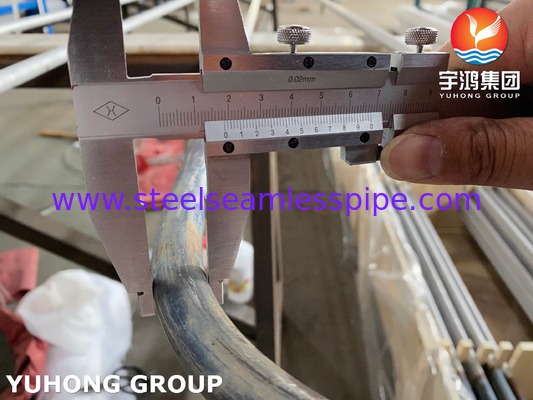 Tubo de doble acero SMLS U Bend ASME SA789 UNS S32205 para intercambiador de calor